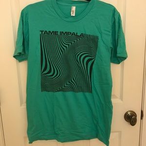 Green Tame Impala Tour Shirt SZ M